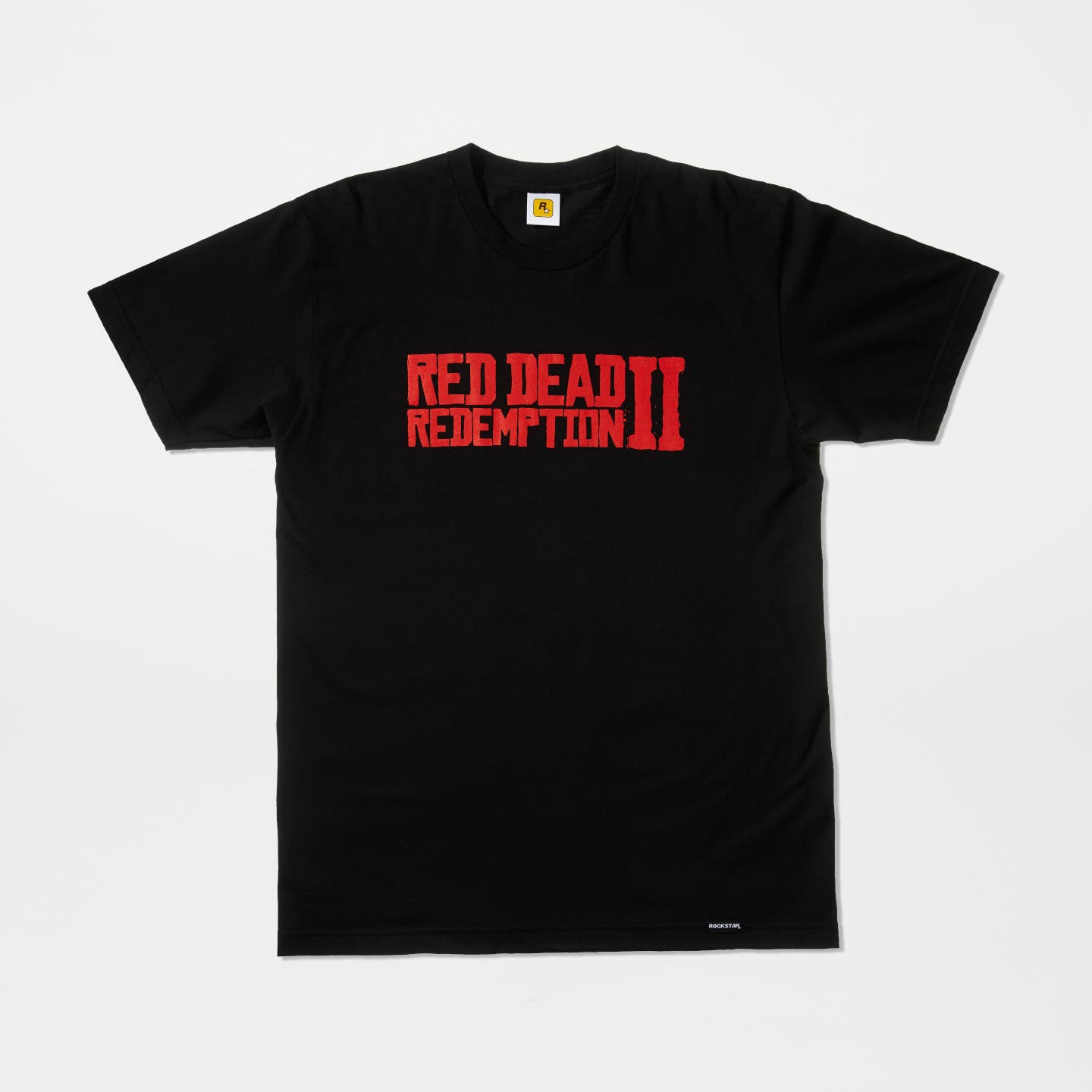 Maglietta nera con logo rosso Red Dead Redemption 2