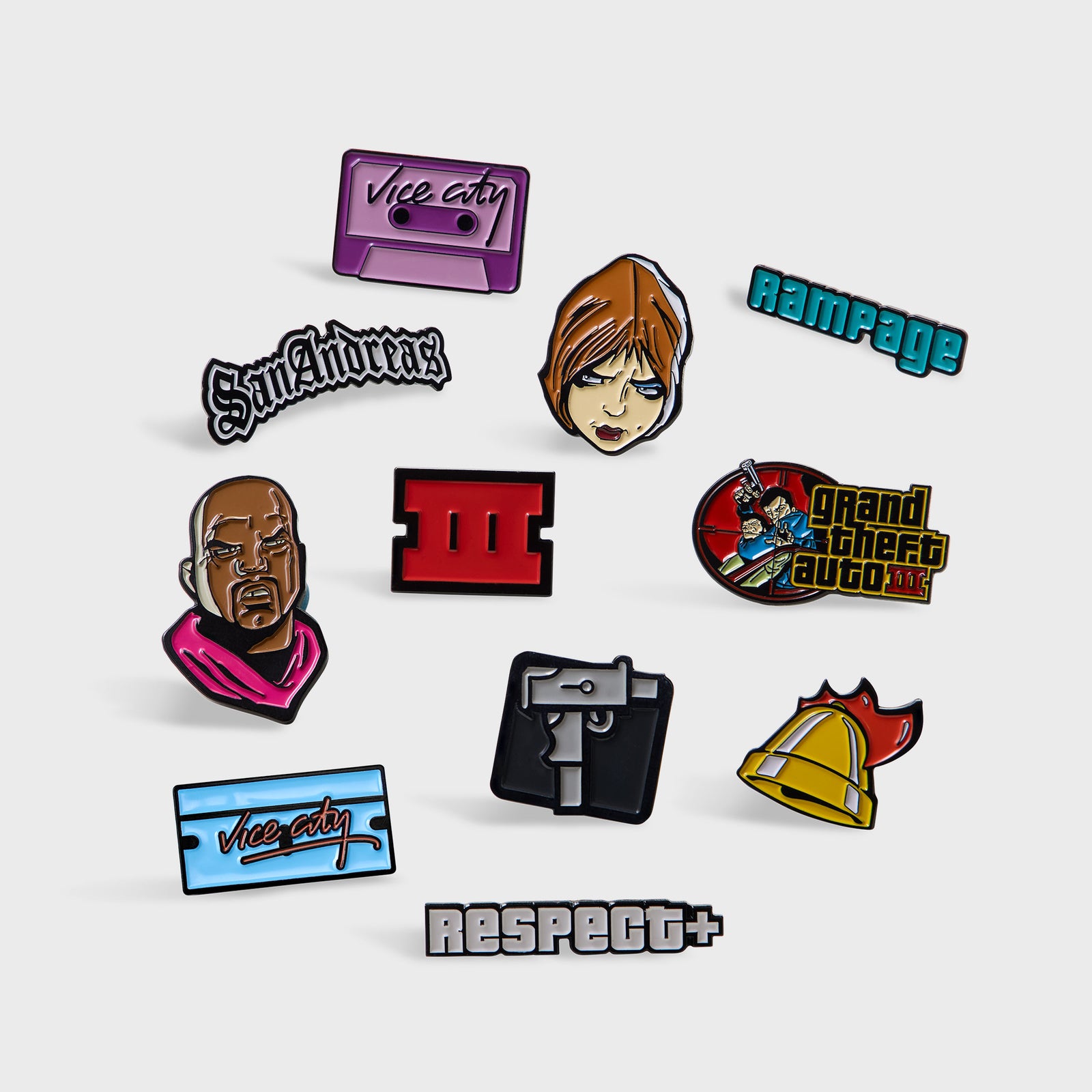Spillette smaltate di Grand Theft Auto - The Trilogy - Set 2