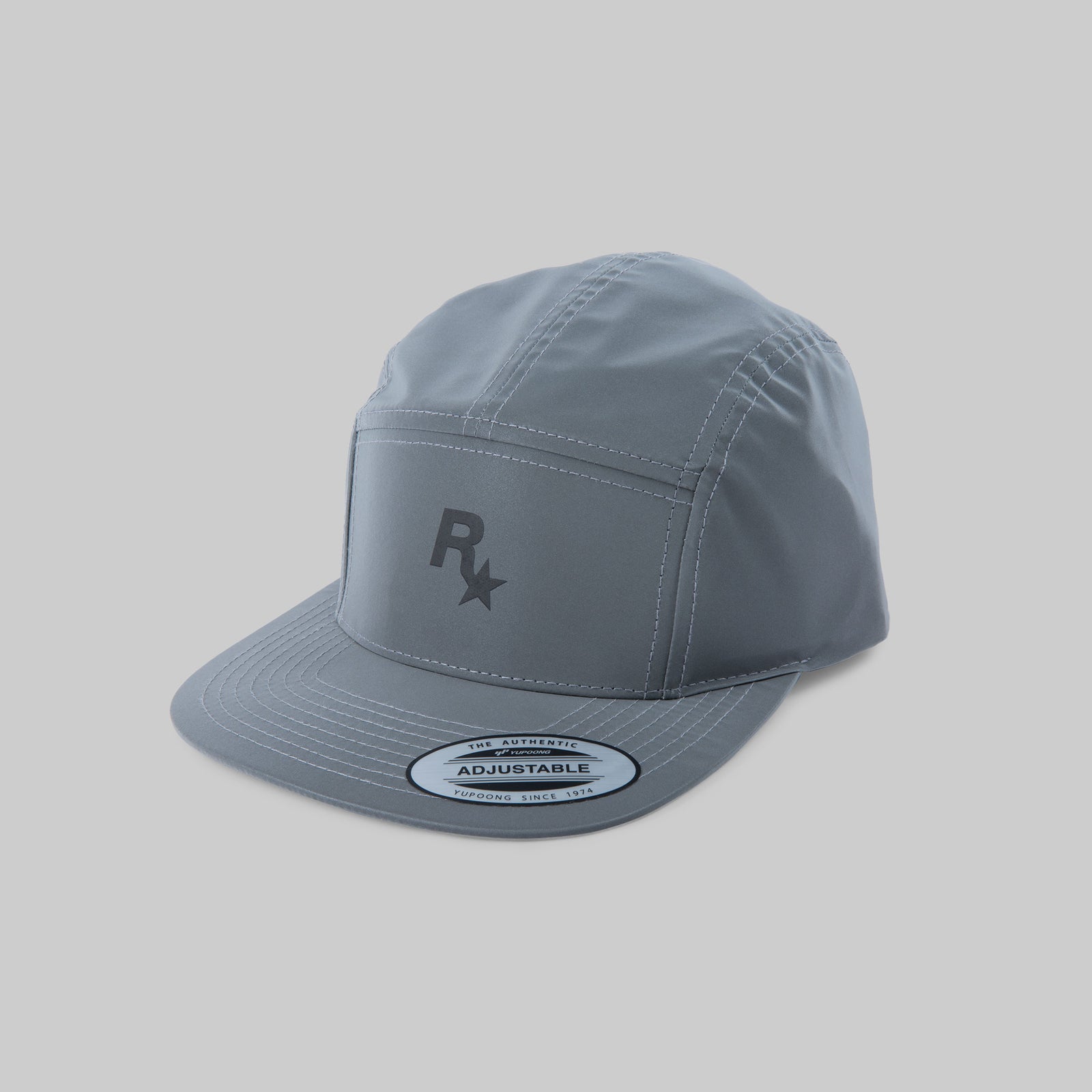 Cappellino Rockstar Games 5 Panel - Grigio riflettente