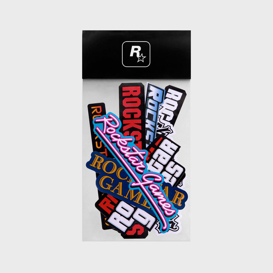Adesivi con loghi Rockstar Games