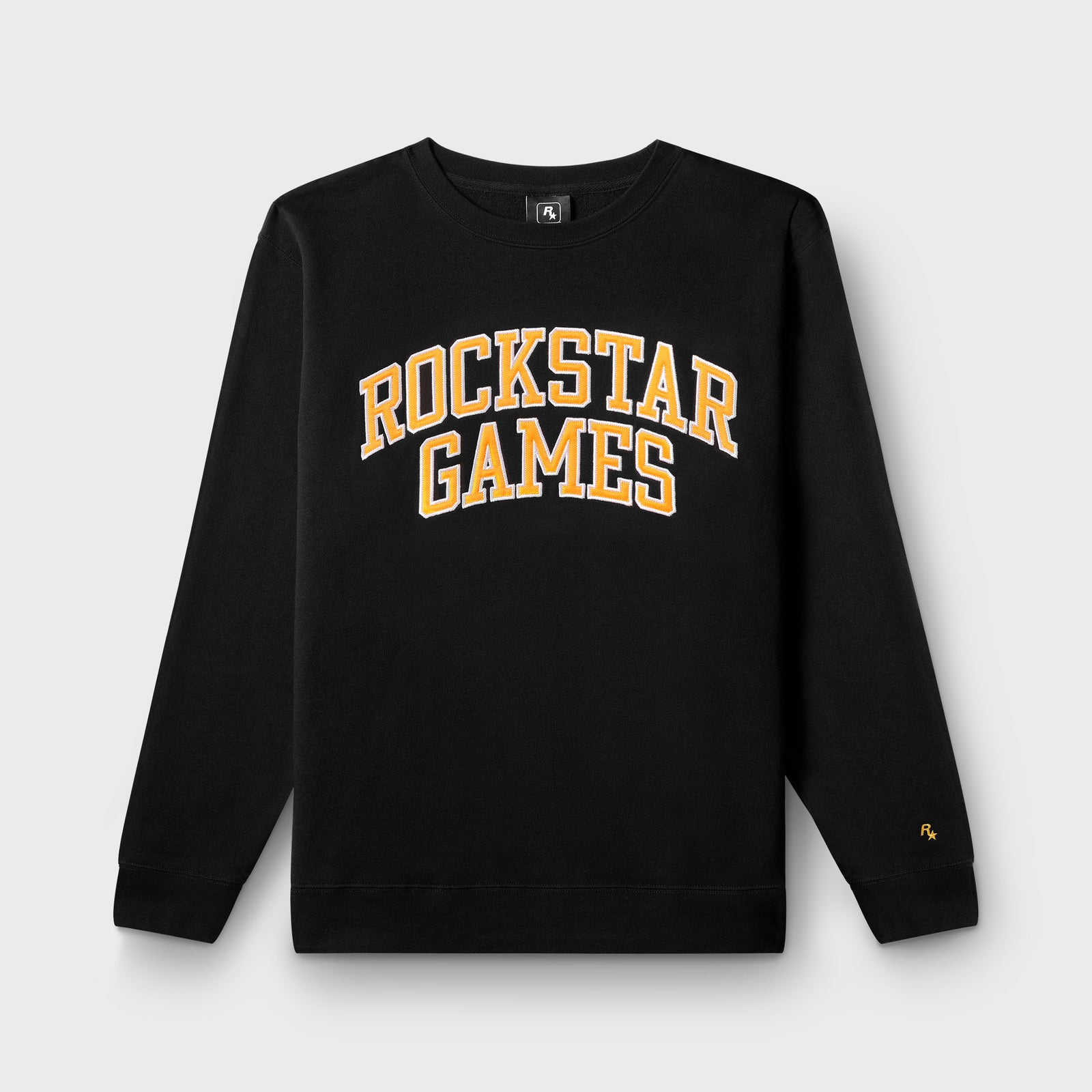Felpa girocollo Varsity Rockstar Games nera
